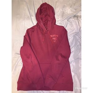 FOX Womens Burgundy Hoodie Size Large